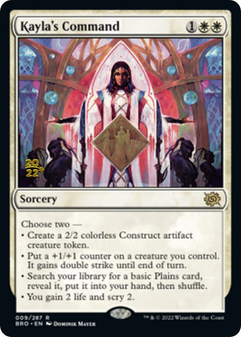 Kayla's Command [The Brothers' War Prerelease Promos] - The Mythic Store | 24h Order Processing