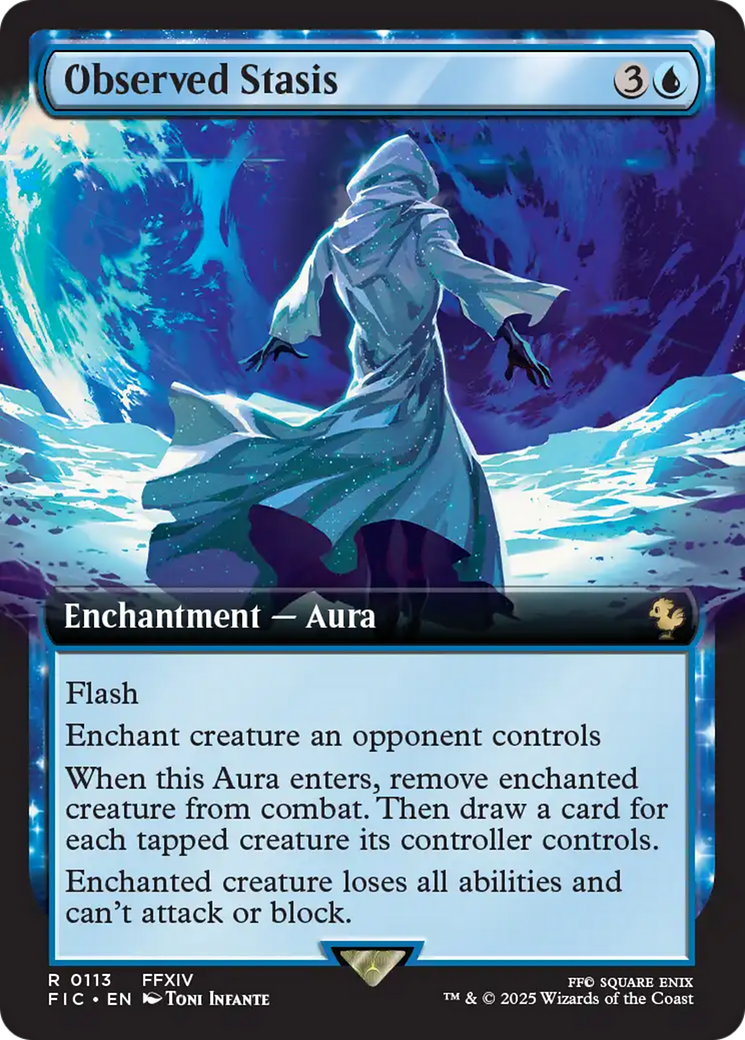 Observed Stasis (Extended Art) [FINAL FANTASY Commander] - The Mythic Store | 24h Order Processing