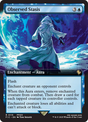 Observed Stasis (Extended Art) [FINAL FANTASY Commander] - The Mythic Store | 24h Order Processing