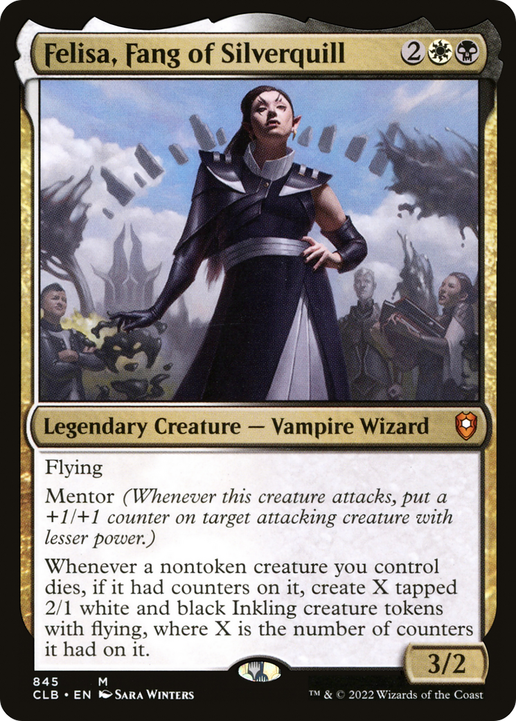 Felisa, Fang of Silverquill [Commander Legends: Battle for Baldur's Gate] - The Mythic Store | 24h Order Processing