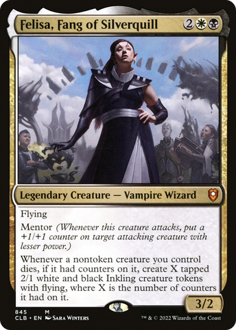 Felisa, Fang of Silverquill [Commander Legends: Battle for Baldur's Gate] - The Mythic Store | 24h Order Processing
