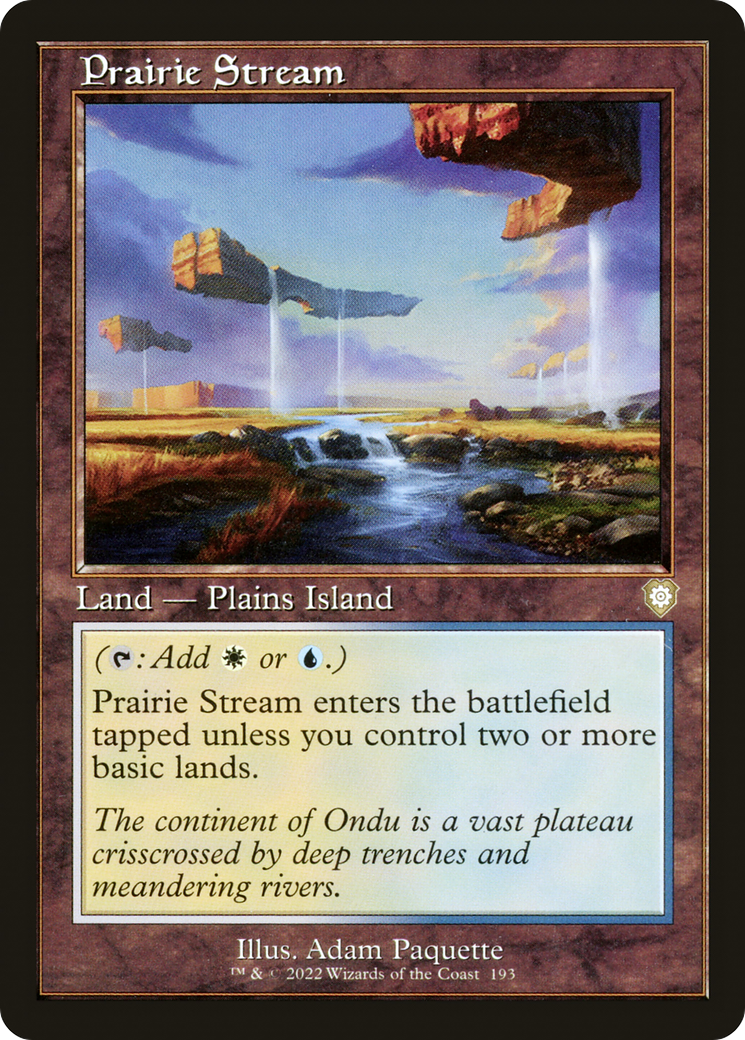 Prairie Stream (Retro) [The Brothers' War Commander] - The Mythic Store | 24h Order Processing