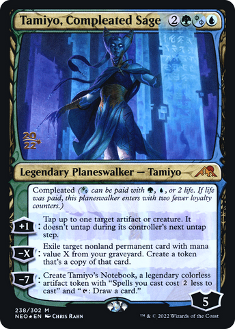 Tamiyo, Compleated Sage [Kamigawa: Neon Dynasty Prerelease Promos] - The Mythic Store | 24h Order Processing