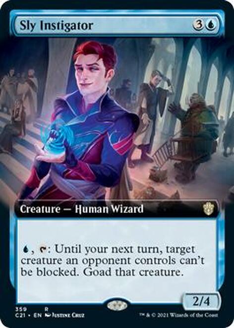 Sly Instigator (Extended Art) [Commander 2021] - The Mythic Store | 24h Order Processing