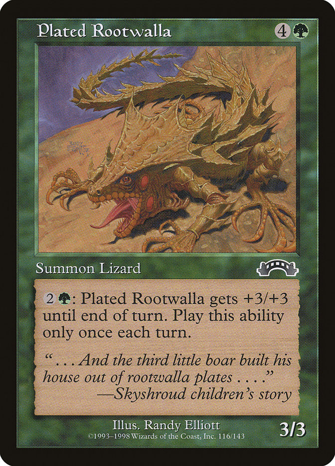 Plated Rootwalla [Exodus] - The Mythic Store | 24h Order Processing