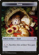 Human Warrior // Food (17) Double-Sided Token [Throne of Eldraine Tokens] - The Mythic Store | 24h Order Processing