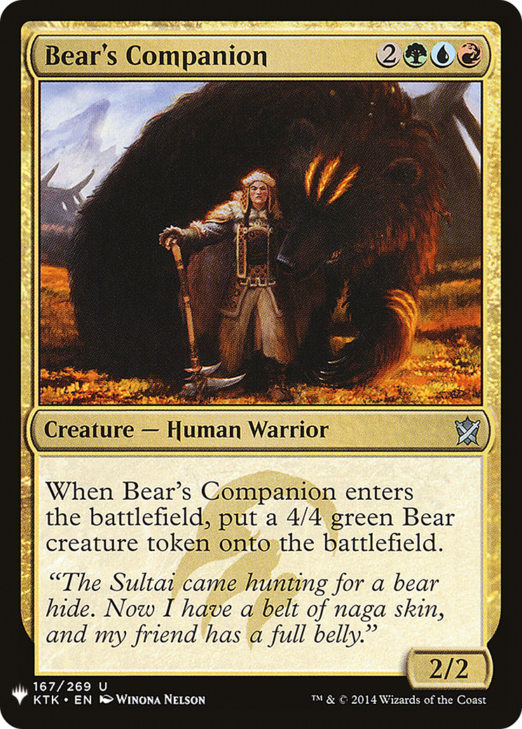 Bear's Companion [Mystery Booster] - The Mythic Store | 24h Order Processing