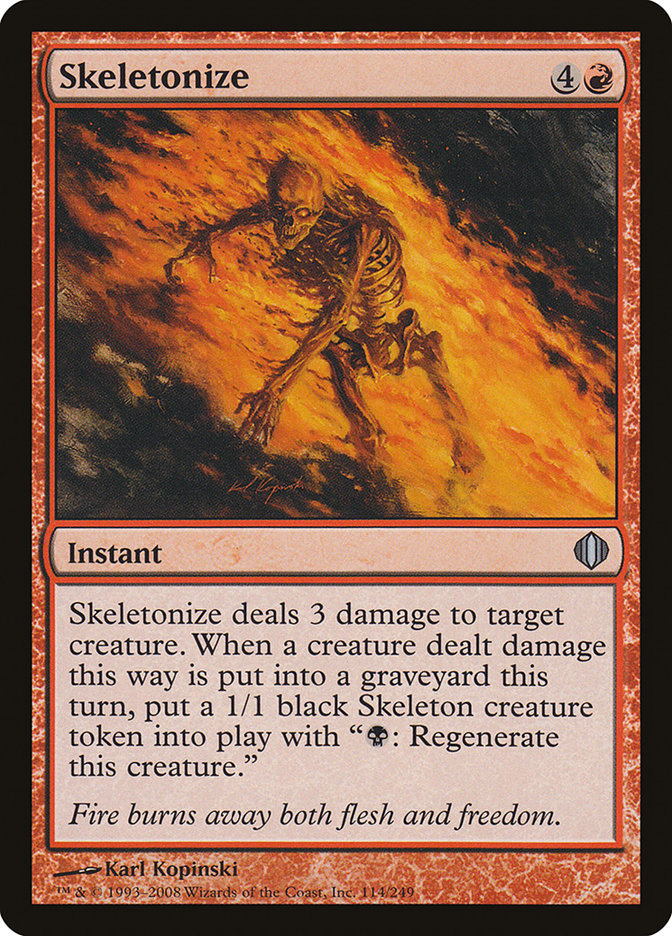 Skeletonize [Shards of Alara] - The Mythic Store | 24h Order Processing