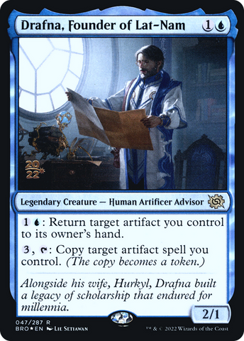 Drafna, Founder of Lat-Nam [The Brothers' War Prerelease Promos] - The Mythic Store | 24h Order Processing