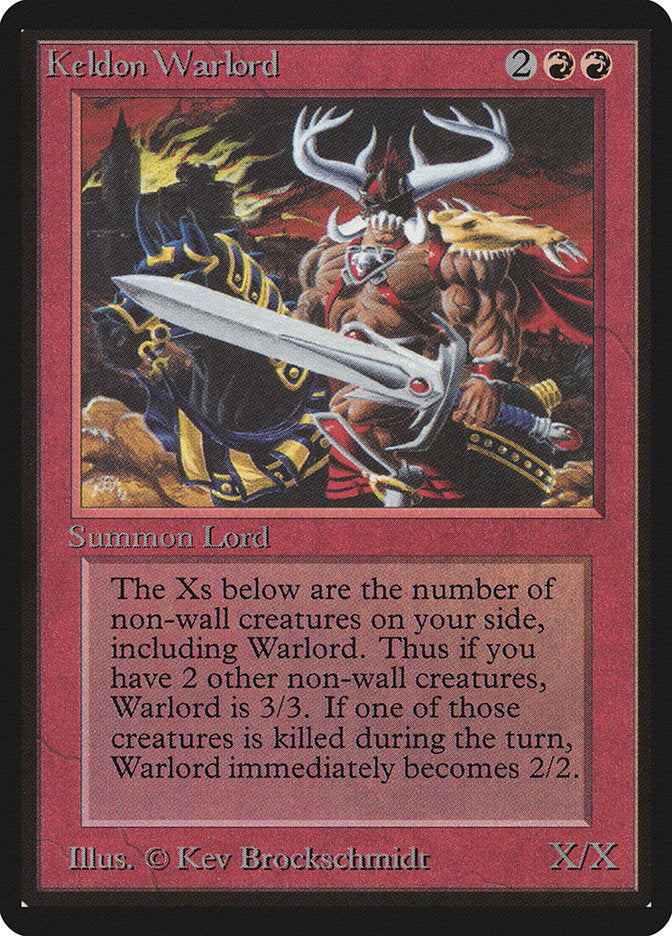 Keldon Warlord [Beta Edition] - The Mythic Store | 24h Order Processing