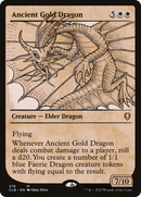 Ancient Gold Dragon (Showcase) [Commander Legends: Battle for Baldur's Gate] - The Mythic Store | 24h Order Processing