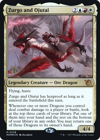 Zurgo and Ojutai [March of the Machine Prerelease Promos] - The Mythic Store | 24h Order Processing