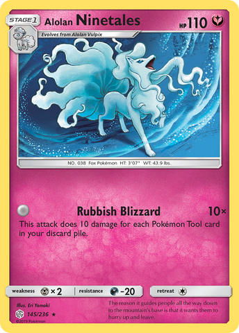 Alolan Ninetales (145/236) [Sun & Moon: Cosmic Eclipse] - The Mythic Store | 24h Order Processing