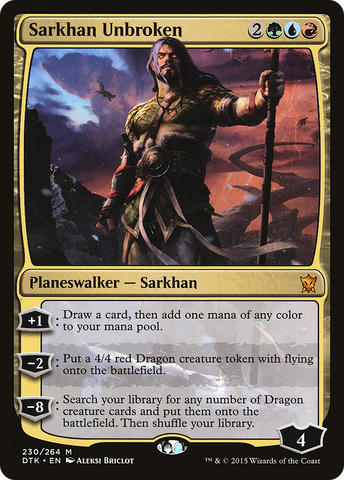 Sarkhan Unbroken [Dragons of Tarkir] - The Mythic Store | 24h Order Processing