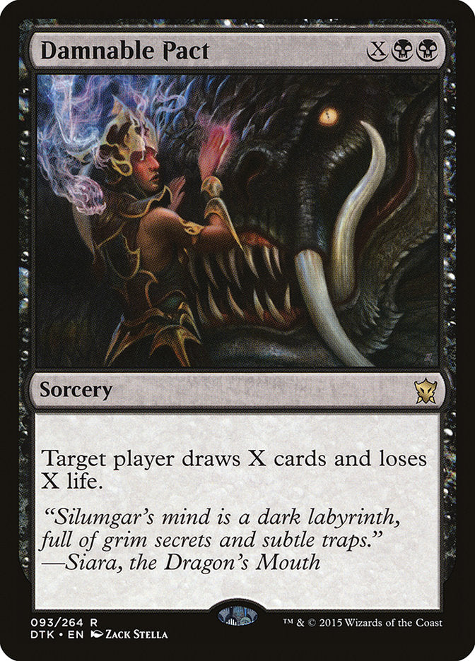 Damnable Pact [Dragons of Tarkir] - The Mythic Store | 24h Order Processing