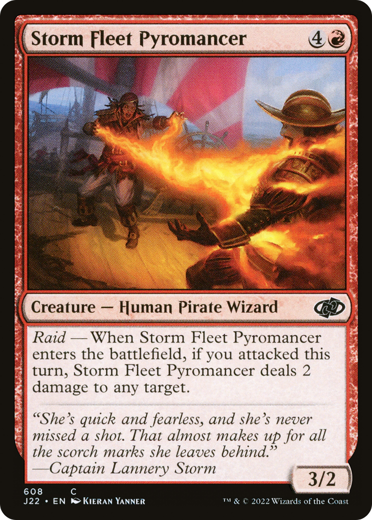 Storm Fleet Pyromancer [Jumpstart 2022] - The Mythic Store | 24h Order Processing