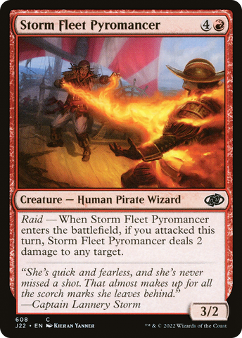 Storm Fleet Pyromancer [Jumpstart 2022] - The Mythic Store | 24h Order Processing