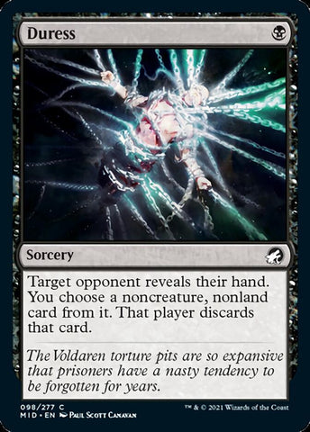 Duress [Innistrad: Midnight Hunt] - The Mythic Store | 24h Order Processing