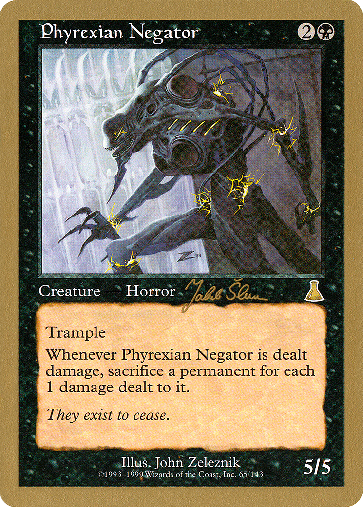 Phyrexian Negator (Jakub Slemr) [World Championship Decks 1999] - The Mythic Store | 24h Order Processing