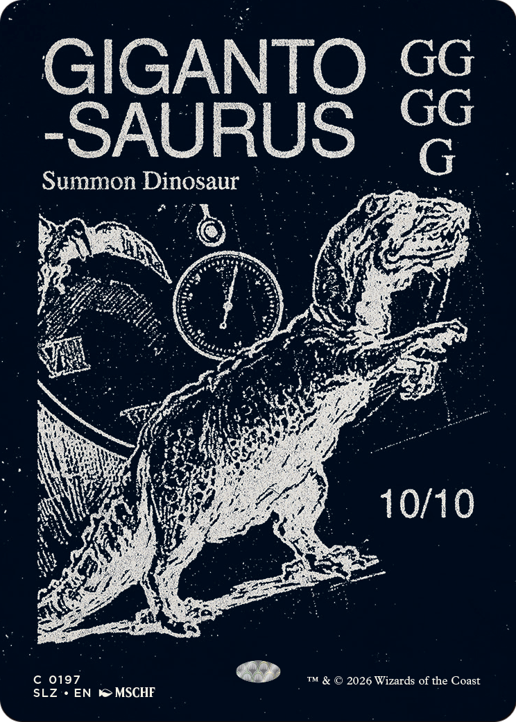 Gigantosaurus (0197) [Secret Lair x MSCHF: The Zeta Set] - The Mythic Store | 24h Order Processing