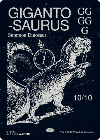 Gigantosaurus (0197) [Secret Lair x MSCHF: The Zeta Set] - The Mythic Store | 24h Order Processing