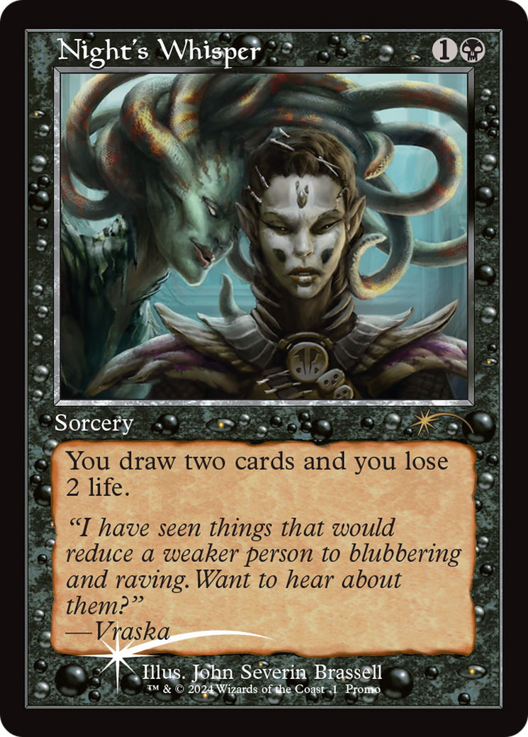 Night's Whisper (Retro Frame) (Open House) [Wizards Play Network 2024] - The Mythic Store | 24h Order Processing