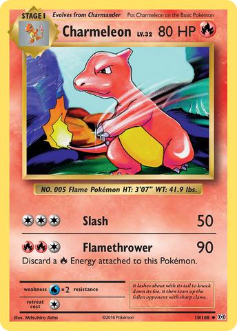 Charmeleon (10/108) [XY: Evolutions] - The Mythic Store | 24h Order Processing