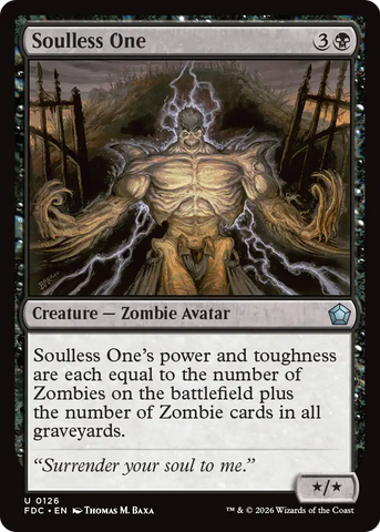 Soulless One [Foundations Commander] - The Mythic Store | 24h Order Processing