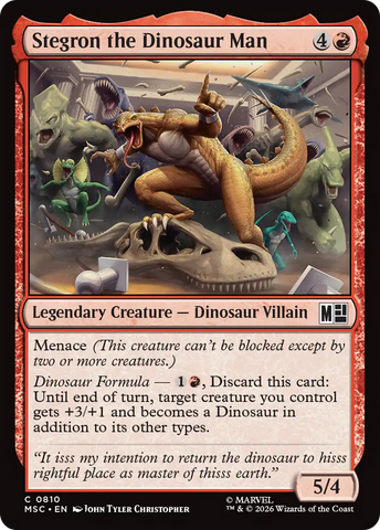 Stegron the Dinosaur Man [Marvel Super Heroes Commander] - The Mythic Store | 24h Order Processing