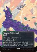 Stirring Wildwood (0174) (Borderless) (Galaxy Foil) [Edge of Eternities: Stellar Sights] - The Mythic Store | 24h Order Processing