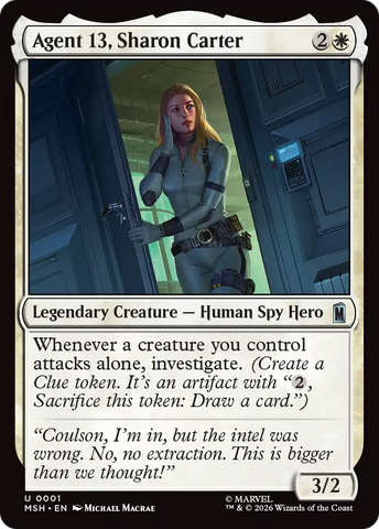 Agent 13, Sharon Carter [Marvel Super Heroes] - The Mythic Store | 24h Order Processing