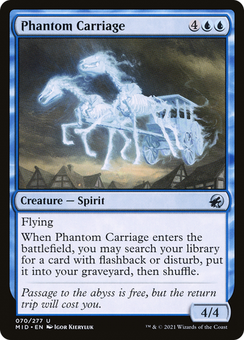Phantom Carriage [Innistrad: Midnight Hunt] - The Mythic Store | 24h Order Processing