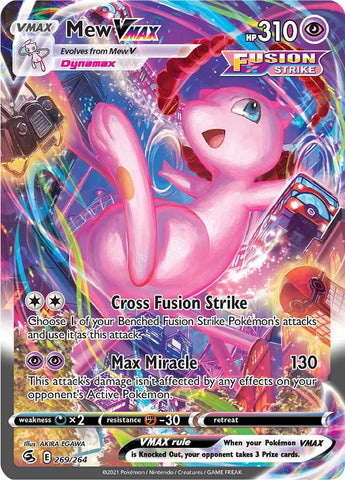 Mew VMAX (269/264) [Sword & Shield: Fusion Strike] - The Mythic Store | 24h Order Processing