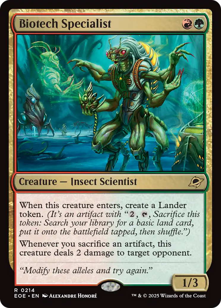 Biotech Specialist [Edge of Eternities] - The Mythic Store | 24h Order Processing