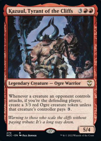Kazuul, Tyrant of the Cliffs [Streets of New Capenna Commander] - The Mythic Store | 24h Order Processing