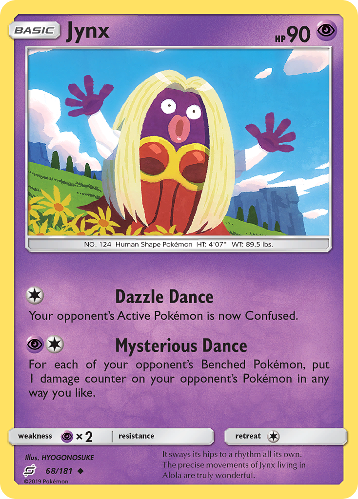 Jynx (68/181) [Sun & Moon: Team Up] - The Mythic Store | 24h Order Processing