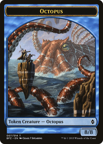 Octopus Token [Battle for Zendikar Tokens] - The Mythic Store | 24h Order Processing