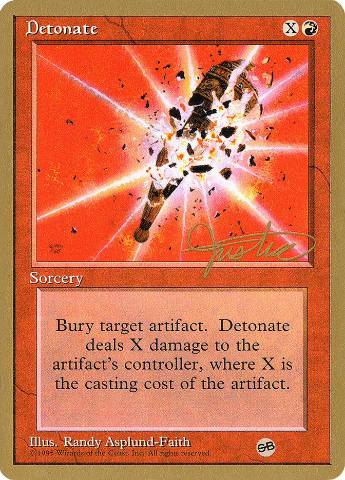 Detonate (Mark Justice) (SB) [Pro Tour Collector Set] - The Mythic Store | 24h Order Processing
