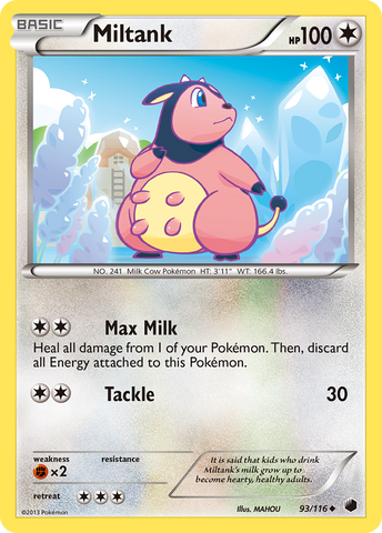 Miltank (93/116) [Black & White: Plasma Freeze] - The Mythic Store | 24h Order Processing