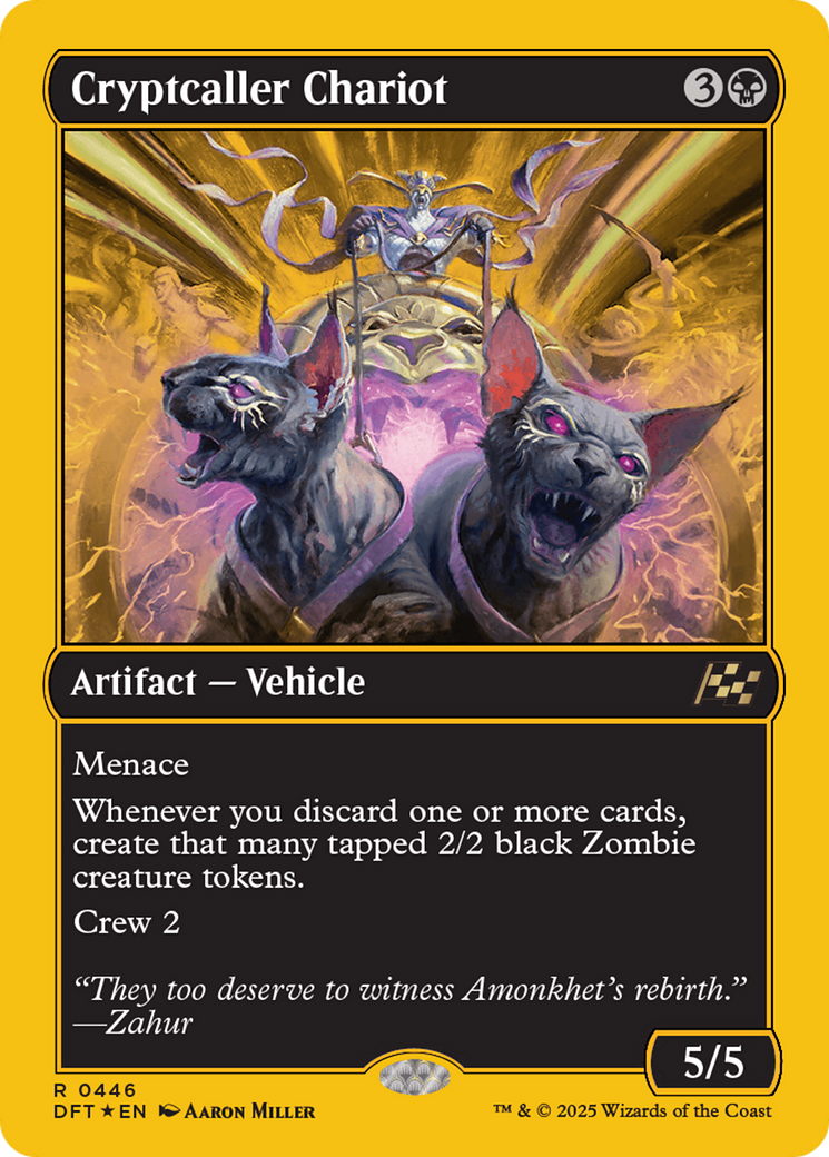 Cryptcaller Chariot (First-Place Foil) [Aetherdrift] - The Mythic Store | 24h Order Processing