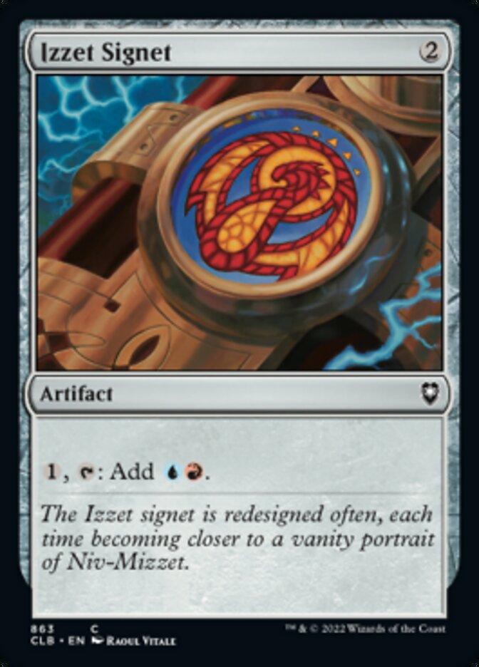 Izzet Signet [Commander Legends: Battle for Baldur's Gate] - The Mythic Store | 24h Order Processing