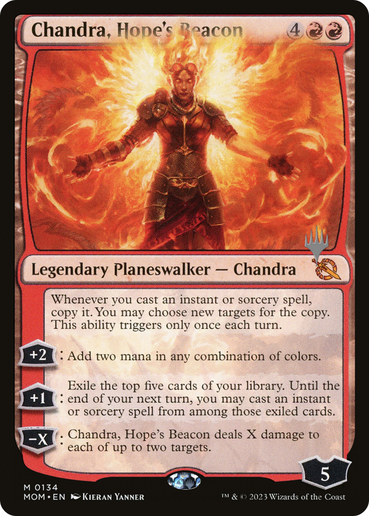 Chandra, Hope's Beacon (Promo Pack) [March of the Machine Promos] - The Mythic Store | 24h Order Processing