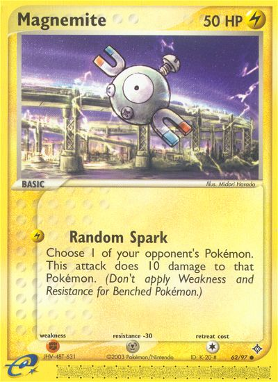 Magnemite (62/97) [EX: Dragon] - The Mythic Store | 24h Order Processing