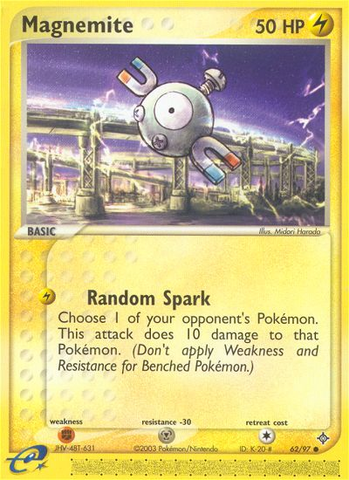 Magnemite (62/97) [EX: Dragon] - The Mythic Store | 24h Order Processing