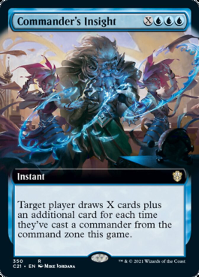 Commander's Insight (Extended Art) [Commander 2021] - The Mythic Store | 24h Order Processing
