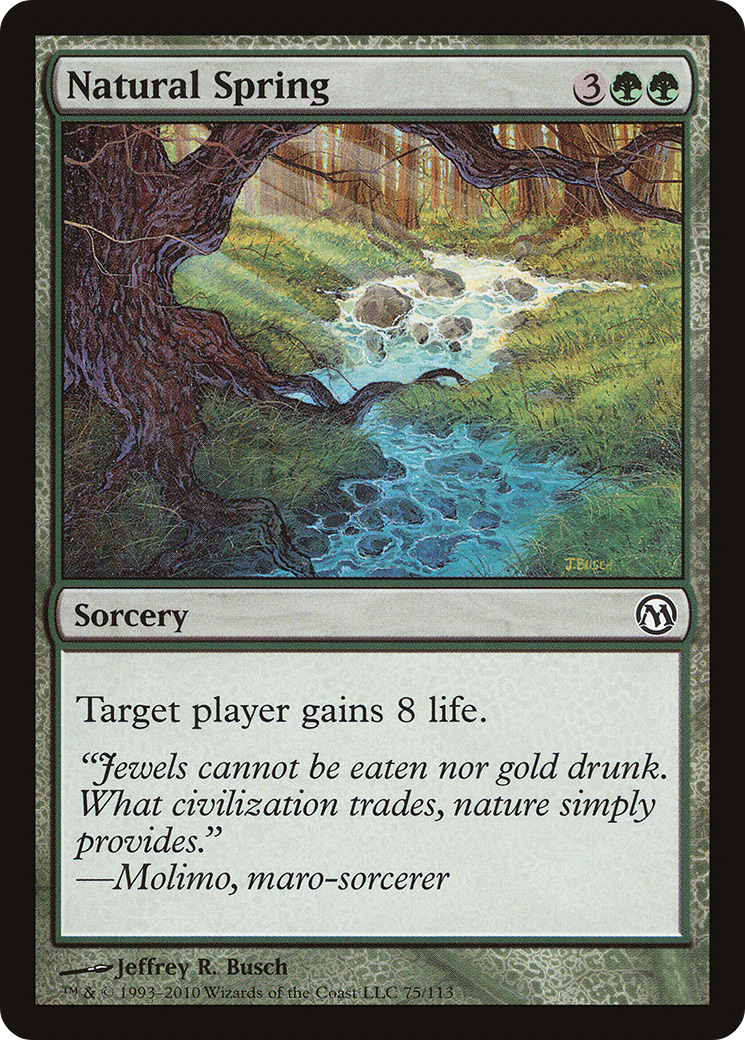 Natural Spring [Duels of the Planeswalkers] - The Mythic Store | 24h Order Processing
