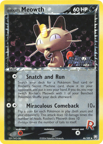 Rocket's Meowth (46/109) (Stamped) [EX: Team Rocket Returns] - The Mythic Store | 24h Order Processing