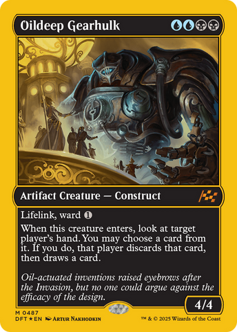 Oildeep Gearhulk (First-Place Foil) [Aetherdrift] - The Mythic Store | 24h Order Processing