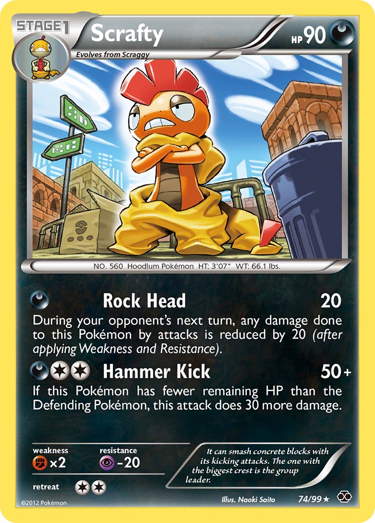 Scrafty (74/99) (Theme Deck Exclusive) [Black & White: Next Destinies] - The Mythic Store | 24h Order Processing