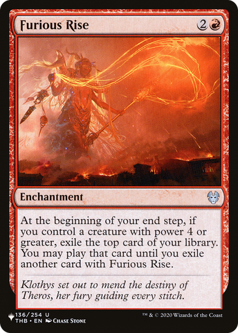 Furious Rise [The List] - The Mythic Store | 24h Order Processing